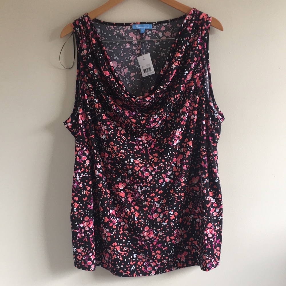 🎁10 for $100🎁 cowl neck sleeveless blouse - Picture 2 of 6